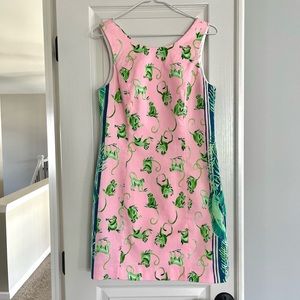 Lilly Pulitzer, Mila Stretch Shift Dress in Monkey Business, Size 6